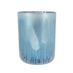Outlet Home Reflections Glass Hurricane With LED Light Strands