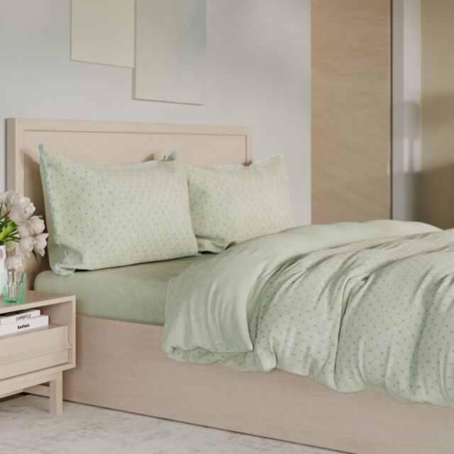 Outlet Cozee Home Small Spot Velvetsoft 4 Piece Duvet Set