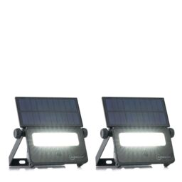 Auraglow Solar Security Flood Light Set of 2