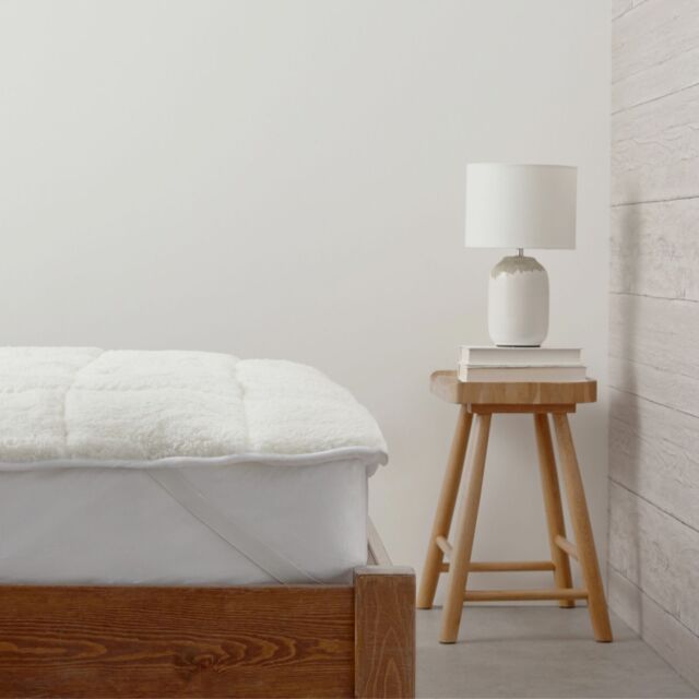 Cozee Home Sherpa Micro-Fresh Mattress Enhancer