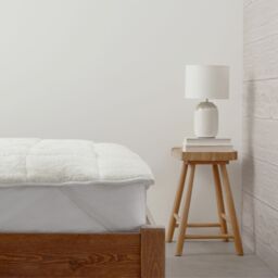 Cozee Home Sherpa Micro-Fresh Mattress Enhancer