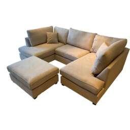 Rackhams Toronto U Shape Cinema Kensington Sofa Grey - Grey - thumbnail 3