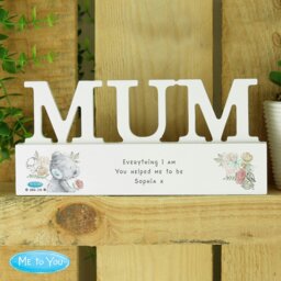 Rackhams Personalised Me To You Wooden Mum Ornament - thumbnail 2