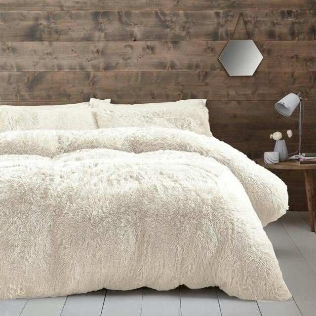 Rackhams Cuddly Cream Duvet Cover Set - Single - image 1