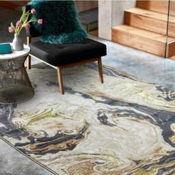 Rackhams Aurora AU08 Marble Rug - 80x150cm - thumbnail 2