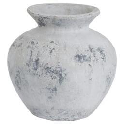 Rackhams Darcy Antique Ceramic Vase - Stone - 30 x 31 x 31cm - Stone - 100% Ceramic - thumbnail 1