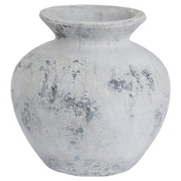 Rackhams Darcy Antique Ceramic Vase - Stone - 30 x 31 x 31cm - Stone - 100% Ceramic - thumbnail 2