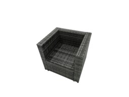 Rackhams Rattan Garden Furniture Fire Pit Dining Set 9 Seater Lounge Sofa Table Set with 2 side table 4 Footstool - thumbnail 2