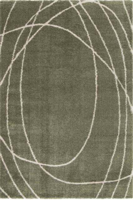 Rackhams Halo Squiggle Green Rug – Eco-Friendly - 160X230 cm - image 1