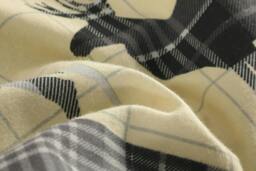 Rackhams Flannelette Thermal Stag Grey Duvet Cover Set - Single - thumbnail 3