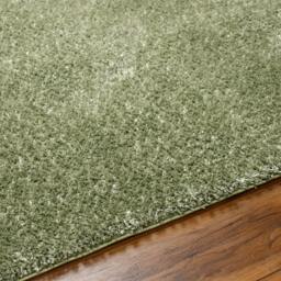 Rackhams Cloudy Shag-Solid Color Green Plush Soft Pile Rug - 140 x 200 cm - thumbnail 3