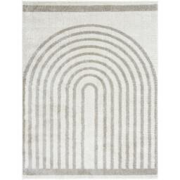 Rackhams Fossay Shag-Washable Beige Grey Modern High Pile Rug - 120 x 170 cm - thumbnail 2