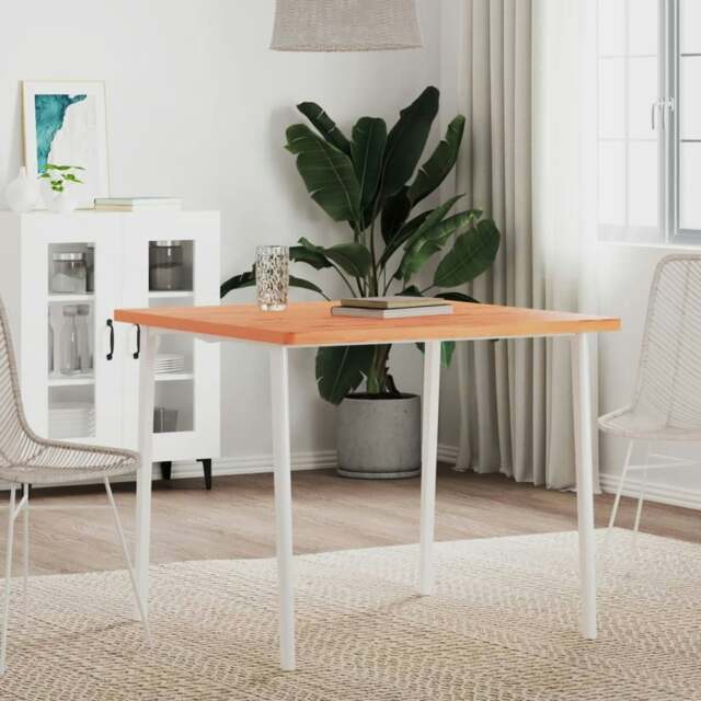 Rackhams Table Top 80x80x2.5 cm Square Solid Wood Beech