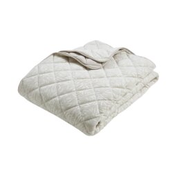 Rackhams Corded Leaves Quilted Bedspread Champagne Gold - Champagne Gold - 240 x 260 cm - thumbnail 4