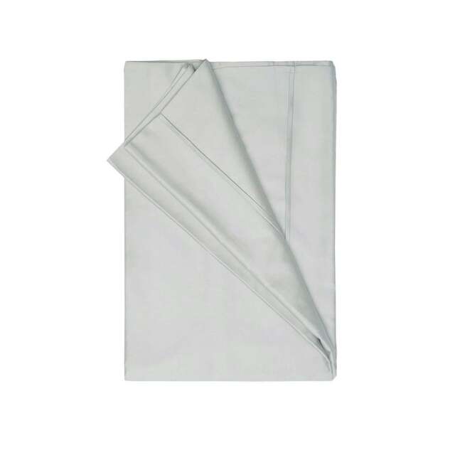 Rackhams 200 Thread Count Egyptian Cotton Flat Sheet - Platinum - Platinum - King/Superking - 100% Egyptian Cotton - image 1