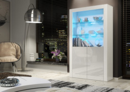 Rackhams Premium 170cm Cabinet Sideboard with High Gloss Doors and Free LED Lights Display - thumbnail 6