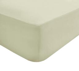 Rackhams Deluxe Fitted Sheet or Pillowcase Pair - Ivory - Super King (180cm x 200cm) + 25cm Deep - thumbnail 2