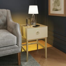 Rackhams Frank Olsen Lyra Lamp/side table - Midnight Purple - thumbnail 4