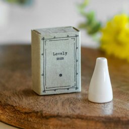 Rackhams East of India 'Lovely Mum' Matchbox Vase - thumbnail 2