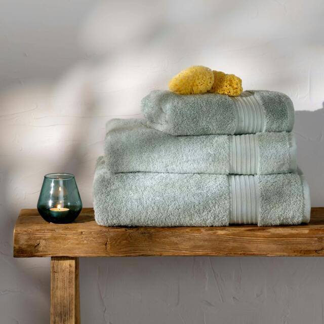 Rackhams Mineral Blue Egyptian Cotton Bath Sheet - Standard - 4 Pack
