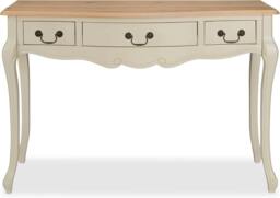 Rackhams Juliette Dressing Table Set with Trinket Mirror. French Table Mirror with Storage and Stool - Champagne, Cream - thumbnail 6