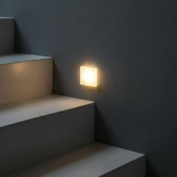 Rackhams Square 1 Watt Acrylic Recessed Interior Light For Stair Steps - thumbnail 1