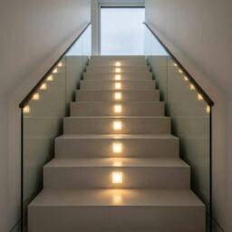 Rackhams Square 1 Watt Acrylic Recessed Interior Light For Stair Steps - thumbnail 3