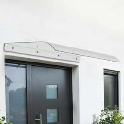 Rackhams 1M / 1.2M / 1.6M / 2M Frosted Awning Canopy for Window and Door - 100 cm - thumbnail 3