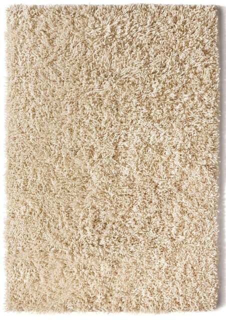 Rackhams Imperial Ivory Shaggy Pile Wool Rug - 120X170 cm - image 1