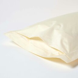 Rackhams Premium 1000 TC Egyptian Cotton Sateen Weave Oxford Pillowcase, Standard Size - White - thumbnail 4