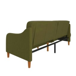 Rackhams Jasper coil 3-seater Sofa Bed in green fabric - Green - thumbnail 5