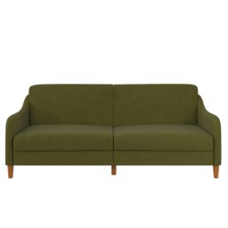 Rackhams Jasper coil 3-seater Sofa Bed in green fabric - Green - thumbnail 3
