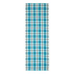 Rackhams Irvine Handwoven Blue Tartan 100% Cotton Rug - 120 x 170 cm - thumbnail 3