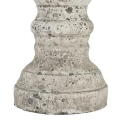 Rackhams Ceramic Column Candle Holder - Stone - 31cm x 12cm x 12cm - Stone - 100% Mixed - thumbnail 2