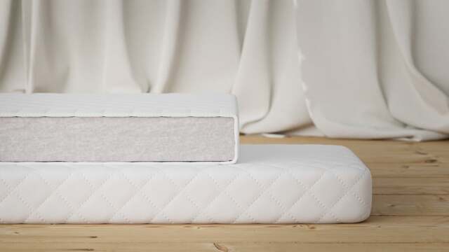 Rackhams Subtle Hypoallergenic ECO Fibre Core Cot Bed Mattress - image 1