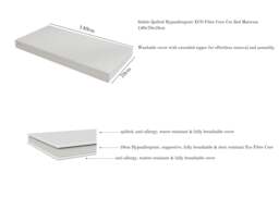 Rackhams Subtle Hypoallergenic ECO Fibre Core Cot Bed Mattress - thumbnail 5