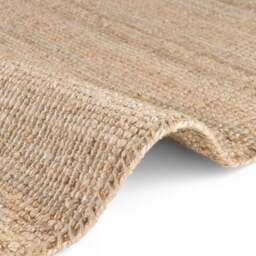 Rackhams Handwoven Jute Beige Rug – Natural Colour - 190X280 cm - thumbnail 6