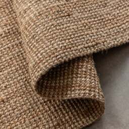 Rackhams Handwoven Jute Beige Rug – Natural Colour - 190X280 cm - thumbnail 3