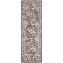 Rackhams Terrain Designer Shortpile Cream Blue Rug - 80X120 cm - thumbnail 6