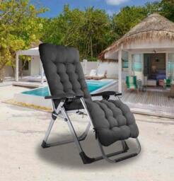 Rackhams Cushion for Zero Gravity Chair - Black - thumbnail 3