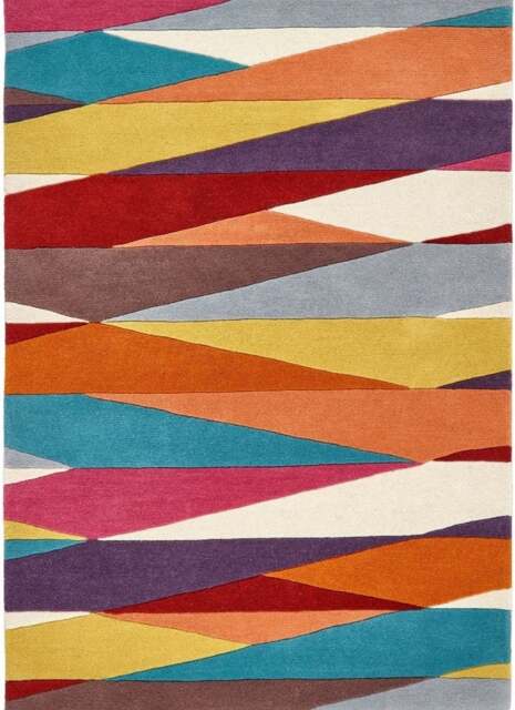 Rackhams Shard Wool Rug – Geometric Design - 120X170 cm - image 1