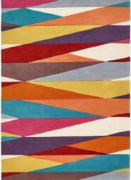 Rackhams Shard Wool Rug – Geometric Design - 120X170 cm