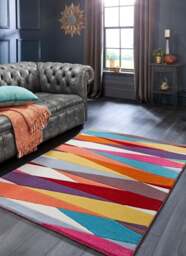 Rackhams Shard Wool Rug – Geometric Design - 120X170 cm - thumbnail 5