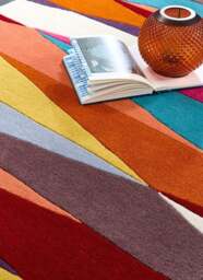 Rackhams Shard Wool Rug – Geometric Design - 120X170 cm - thumbnail 2