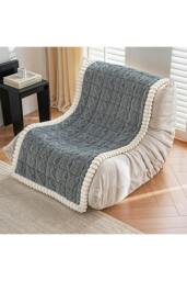 Rackhams Soft & Non-slip Plush Sofa Cover - Medium - thumbnail 2