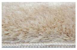 Rackhams Soft Washable Beige Shaggy Rug - SA-02 - Ø 100 cm - thumbnail 5