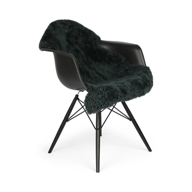 Rackhams New Zealand Sheepskin - Short Curly Wool - Rug 90 cm - Blue Grey - image 1