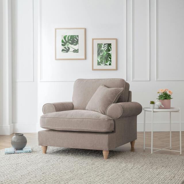 Rackhams The Bromfield Arm Chair - Putty - image 1