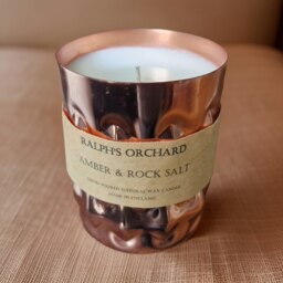 Rackhams Amber & Rock Salt - Candle in Matte Black Tin - thumbnail 4
