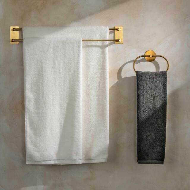 Rackhams Smoke Supima Cotton Hand Towel - 2 Pack - image 1